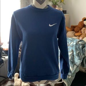 Blue Nike crew neck